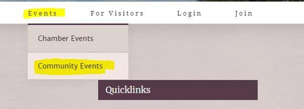 Step 1 | Open the Events tab