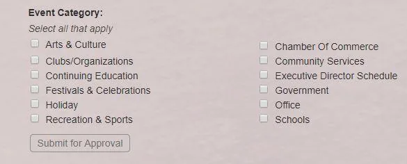 Step 4 | Pick categories & submit