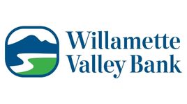 Willamette Valley Bank Logo - Blue and Green