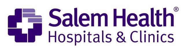 Salem Health Hospitals & Clinics - purple logo and text on white