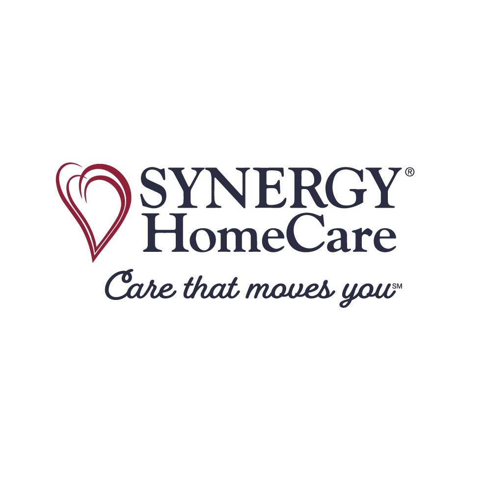 Synergy Home Care - Care that moves you - red heart with black text
