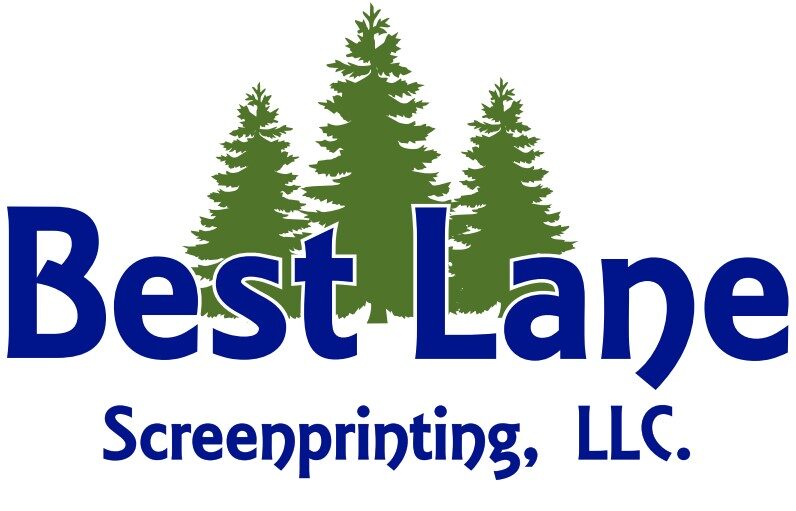 Best Lane Logo Greater Gubser Neighborhood association logo - line drawn house in drark green on a side hill shown as a green line